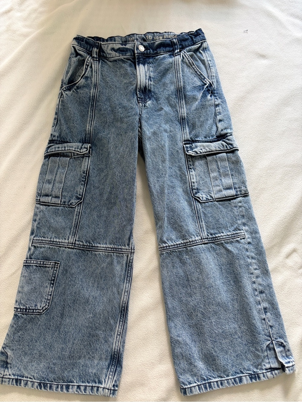 Gap Girls baggy cargo jeans